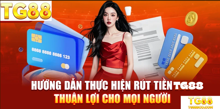Hướng dẫn thực hiện rút tiền tg88 thuận lợi cho mọi người