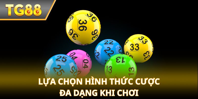 Lựa chọn hình thức cược đa dạng khi chơi