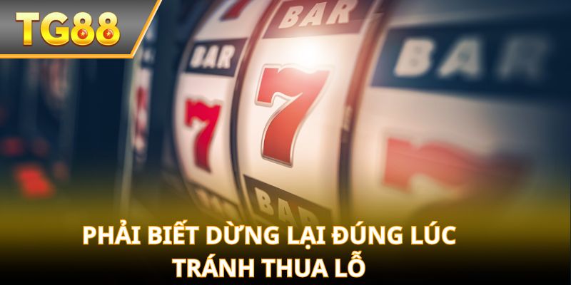 Phải biết dừng lại đúng lúc tránh thua lỗ