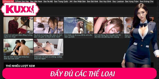KUXX CLUB cung cấp đa dạng thể loại video 18+